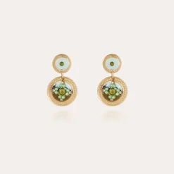 Boucles d'oreilles Sequin dorées