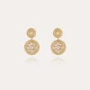 Boucles d'oreilles Sequin dorées