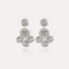 Boucles d'oreilles Sequin Diva argentées