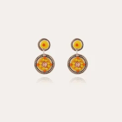 Boucles d'oreilles Sequin argentées
