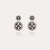 Boucles d'oreilles Sequin argentées