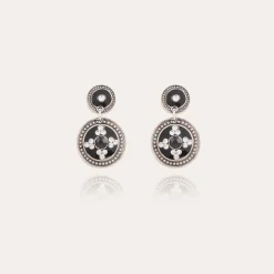Boucles d'oreilles Sequin argentées