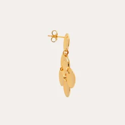 Boucles d'oreilles Sequin Diva dorées
