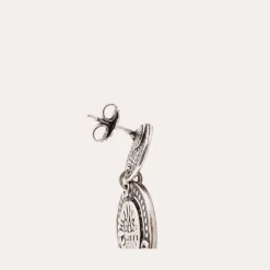 Boucles d'oreilles Sequin argentées