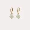 Boucles d'oreilles Tao Rainbow dorées - Fluorine