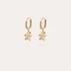 Boucles d'oreilles Tao Stella dorées
