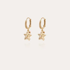 Boucles d'oreilles Tao Stella dorées