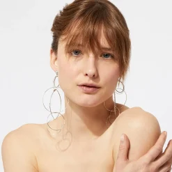 Boucles d'oreilles Torsade Multi argentées