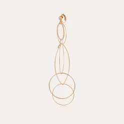 Boucles d'oreilles Torsade Multi dorées