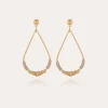 Boucles d'oreilles Zizanie petit modèle dorées