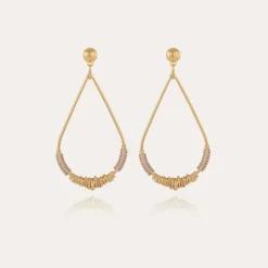 Boucles d'oreilles Zizanie petit modèle dorées