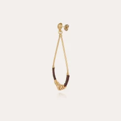 Boucles d'oreilles Zizanie petit modèle dorées