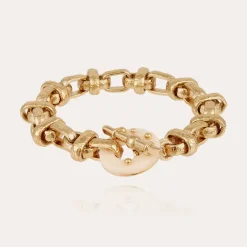 Bracelet Adrian acétate doré - Ivoire