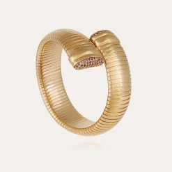 Bracelet Antigone doré - Améthyste - Capsule Les Précieux