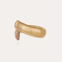 Bracelet Antigone doré - Améthyste - Capsule Les Précieux