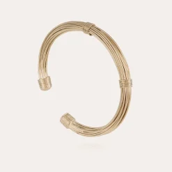 Bracelet Ariane très grand modèle doré