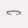 Bracelet Bambou jonc strass argenté