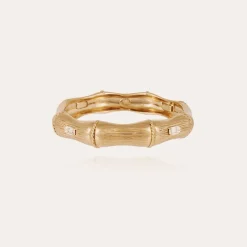 Bracelet Bambou strass doré