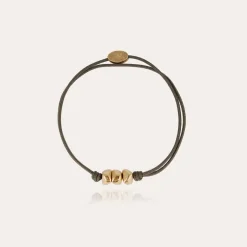 Bracelet Cailloux grand modèle doré