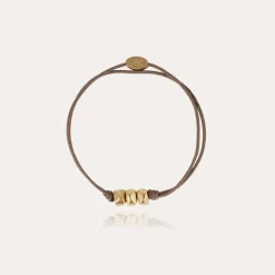 Bracelet Cailloux grand modèle doré