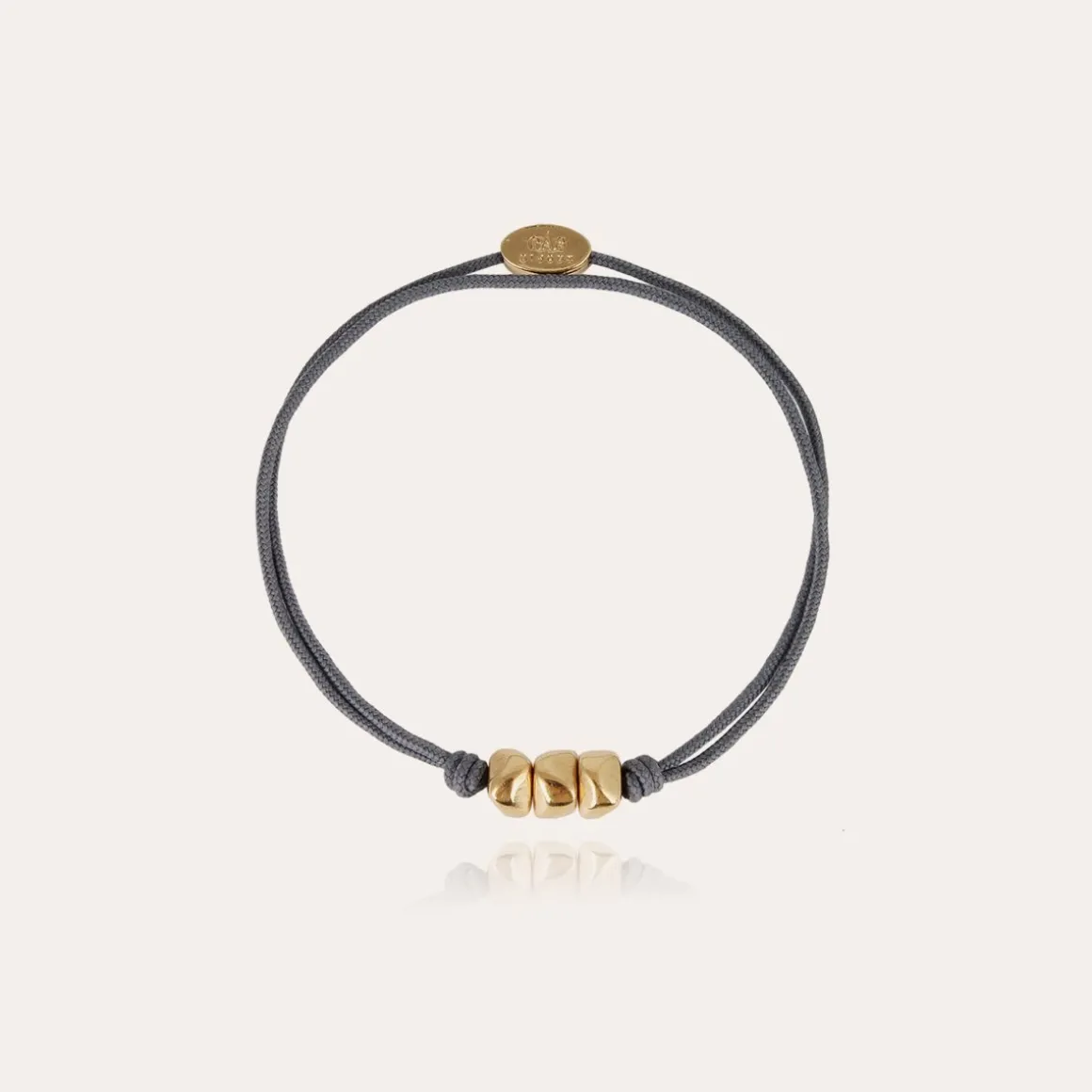 Bracelet Cailloux grand modèle doré