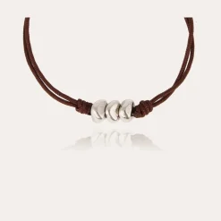 Bracelet Cailloux grand modèle argenté