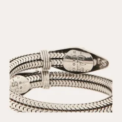 Bracelet Cobra argenté