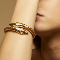 Bracelet Cobra doré