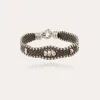 Bracelet Colin grand modèle argenté