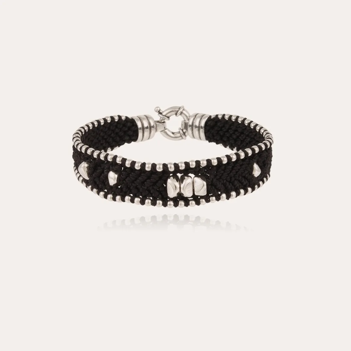 Bracelet Colin grand modèle argenté