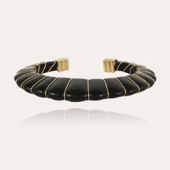 Bracelet Cyclade doré - Noir