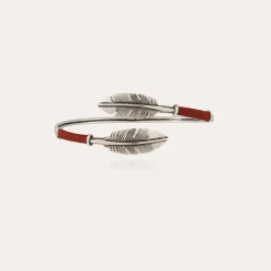 Bracelet Duality Penna grand modèle argenté
