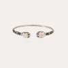Bracelet Duality Scaramouche grand modèle argenté