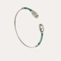 Bracelet Duality Scaramouche grand modèle argenté