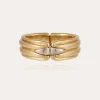 Bracelet Ecume bicolore doré