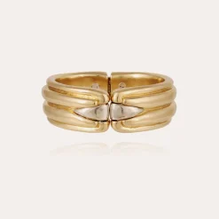 Bracelet Ecume bicolore doré