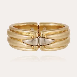 Bracelet Ecume bicolore doré