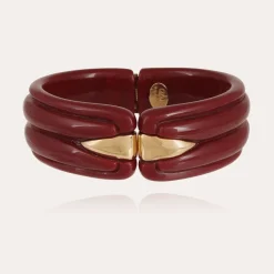 Bracelet Ecume doré - Rouge
