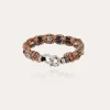 Bracelet Fabrik grand modèle argenté