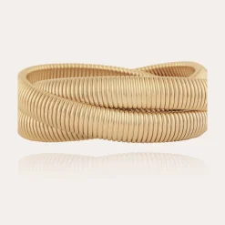 Bracelet Infinity trois rangs doré