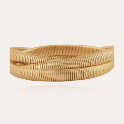 Bracelet Infinity trois rangs petit modèle doré