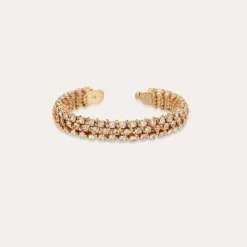 Bracelet Izilda strass doré