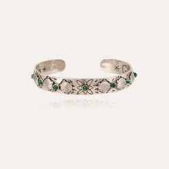 Bracelet jonc Coki argenté