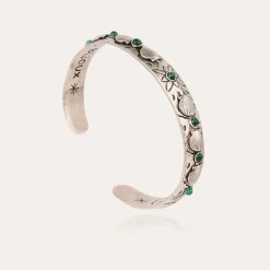 Bracelet jonc Coki argenté