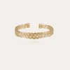 Bracelet jonc Césaria doré