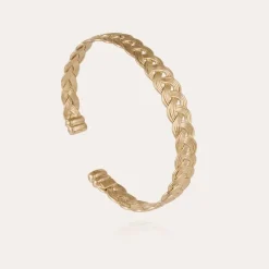 Bracelet jonc Césaria doré