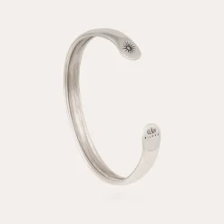 Bracelet Jonc grand modèle argenté