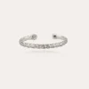 Bracelet jonc Liane argenté