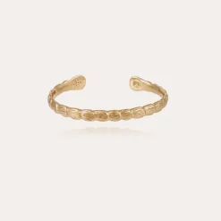 Bracelet jonc Liane doré