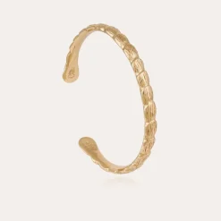 Bracelet jonc Liane doré